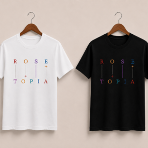 CAMISETA THE ROSE - OPÇÃO 22 - T-SHIRT FEMININA - 3 DIAS ÚTEIS PARA ENVIO