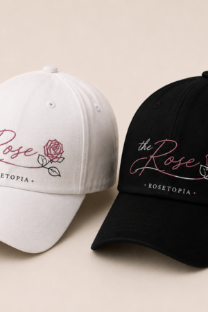 BONÉ BORDADO THE ROSE - OPÇÃO 83 - PRODUÇÃO PREMIUM SOB ENCOMENDA E LIMITADA