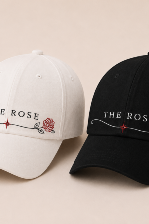 BONÉ BORDADO THE ROSE - OPÇÃO 66 - PRODUÇÃO PREMIUM SOB ENCOMENDA E LIMITADA