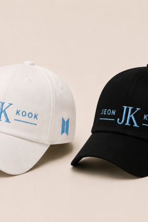 BONÉ BORDADO JUNGKOOK - OPÇÃO 23 - PRODUÇÃO PREMIUM SOB ENCOMENDA E LIMITADA