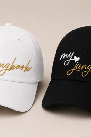 BONÉ BORDADO JUNGKOOK - OPÇÃO 1 - 5 DIAS ÚTEIS PARA ENVIO