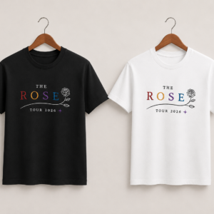 CAMISETA THE ROSE - OPÇÃO 9 - UNISSEX - 3 DIAS ÚTEIS PARA ENVIO