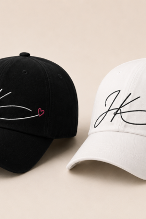 BONÉ BORDADO JUNGKOOK - OPÇÃO 16 - PRODUÇÃO PREMIUM SOB ENCOMENDA E LIMITADA