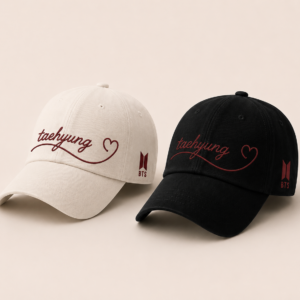 BONÉ BORDADO TAEHYUNG - OPÇÃO 53 - PRODUÇÃO PREMIUM SOB ENCOMENDA E LIMITADA