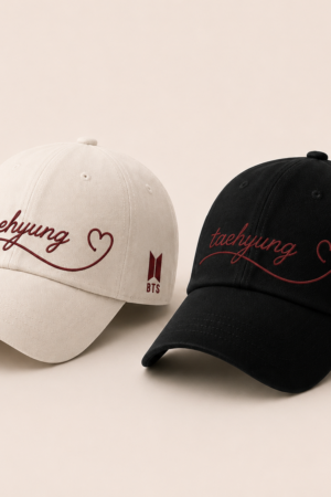 BONÉ BORDADO TAEHYUNG - OPÇÃO 53 - PRODUÇÃO PREMIUM SOB ENCOMENDA E LIMITADA
