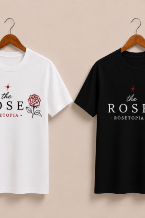 CAMISETA THE ROSE - OPÇÃO 29 - T-SHIRT FEMININA - 3 DIAS ÚTEIS PARA ENVIO