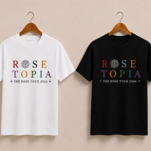 CAMISETA THE ROSE - OPÇÃO 30 - UNISSEX - 3 DIAS ÚTEIS PARA ENVIO