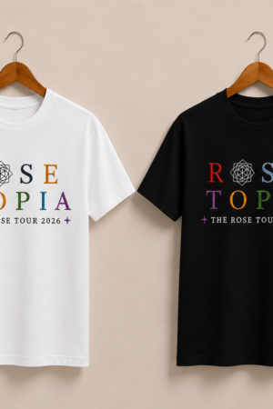 CAMISETA THE ROSE - OPÇÃO 30 - T-SHIRT FEMININA - 3 DIAS ÚTEIS PARA ENVIO