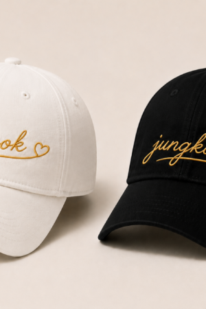 BONÉ BORDADO JUNGKOOK - OPÇÃO 7 - 5 DIAS ÚTEIS PARA ENVIO