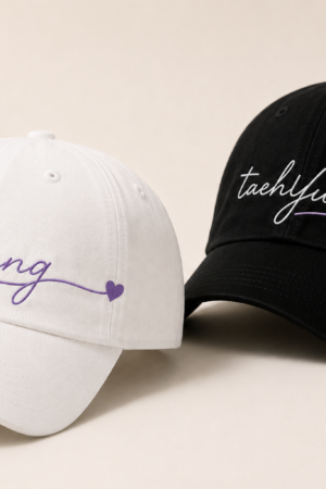 BONÉ BORDADO TAEHYUNG - OPÇÃO 6 - 5 DIAS ÚTEIS PARA ENVIO