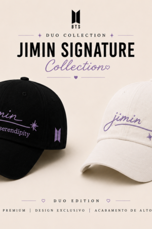 BONÉ BORDADO PARK JIMIN - OPÇÃO 36 - PRODUÇÃO PREMIUM SOB ENCOMENDA E LIMITADA