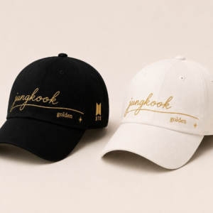 BONÉ BORDADO JUNGKOOK - OPÇÃO 52 - PRODUÇÃO PREMIUM SOB ENCOMENDA E LIMITADA
