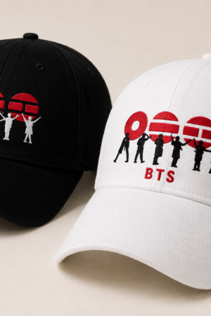 BONÉ BORDADO BTS - OPÇÃO 61 - 5 DIAS ÚTEIS PARA ENVIO
