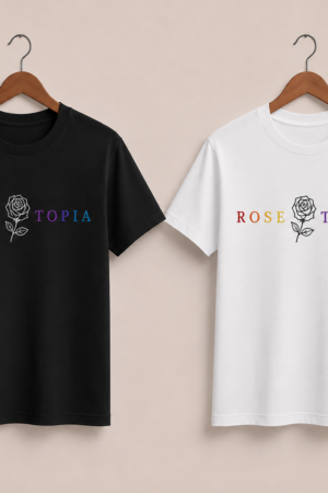 CAMISETA THE ROSE - OPÇÃO 13 - T-SHIRT FEMININA - 3 DIAS ÚTEIS PARA ENVIO