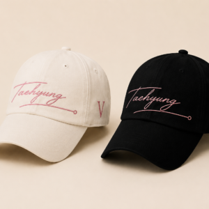 BONÉ BORDADO TAEHYUNG - OPÇÃO 16 - PRODUÇÃO PREMIUM SOB ENCOMENDA E LIMITADA