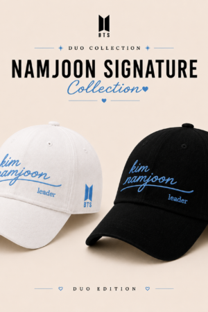 BONÉ BORDADO NAMJOON - OPÇÃO 30 - PRODUÇÃO PREMIUM SOB ENCOMENDA E LIMITADA