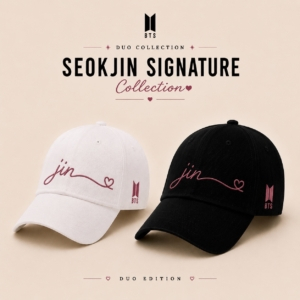 BONÉ BORDADO NOVO SEOKJIN - OPÇÃO 6 - PRODUÇÃO PREMIUM SOB ENCOMENDA E LIMITADA