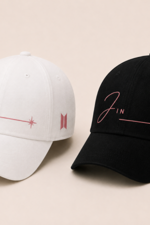 BONÉ BORDADO JIN - OPÇÃO 16 - PRODUÇÃO PREMIUM SOB ENCOMENDA E LIMITADA