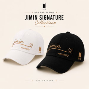 BONÉ BORDADO PARK JIMIN - OPÇÃO 20 - PRODUÇÃO PREMIUM SOB ENCOMENDA E LIMITADA
