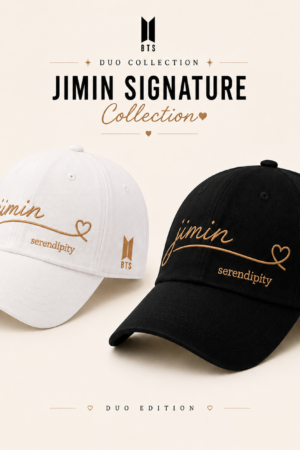 BONÉ BORDADO PARK JIMIN - OPÇÃO 20 - PRODUÇÃO PREMIUM SOB ENCOMENDA E LIMITADA