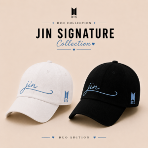 BONÉ BORDADO JIN - OPÇÃO 35 - PRODUÇÃO PREMIUM SOB ENCOMENDA E LIMITADA