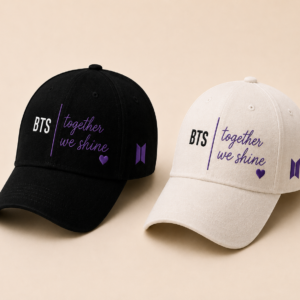 BONÉ BORDADO BTS - OPÇÃO 94 - PRODUÇÃO PREMIUM SOB ENCOMENDA E LIMITADA