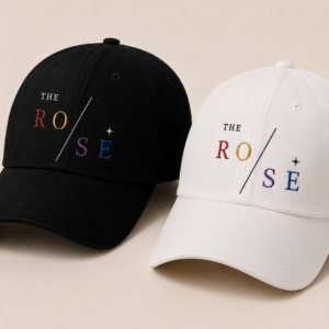 BONÉ BORDADO THE ROSE - OPÇÃO 21 - PRODUÇÃO PREMIUM SOB ENCOMENDA E LIMITADA