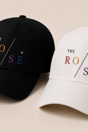 BONÉ BORDADO THE ROSE - OPÇÃO 42 - PRODUÇÃO PREMIUM SOB ENCOMENDA E LIMITADA