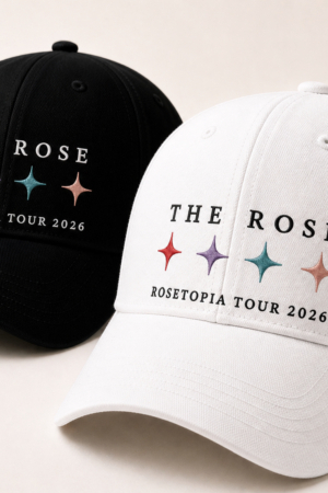 BONÉ BORDADO THE ROSE - OPÇÃO 32 - PRODUÇÃO PREMIUM SOB ENCOMENDA E LIMITADA