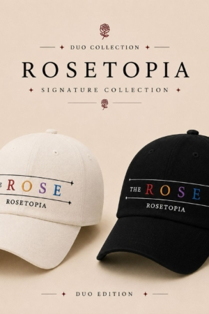 BONÉ BORDADO THE ROSE - OPÇÃO 22 - PRODUÇÃO PREMIUM SOB ENCOMENDA E LIMITADA