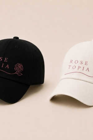 BONÉ BORDADO THE ROSE - OPÇÃO 91 - PRODUÇÃO PREMIUM SOB ENCOMENDA E LIMITADA