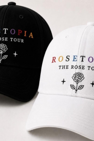 BONÉ BORDADO THE ROSE - OPÇÃO 90 - PRODUÇÃO PREMIUM SOB ENCOMENDA E LIMITADA