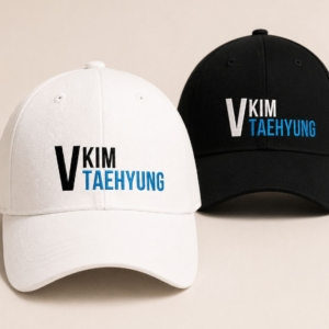BONÉ BORDADO TAEHYUNG - OPÇÃO 37 - PRODUÇÃO PREMIUM SOB ENCOMENDA E LIMITADA