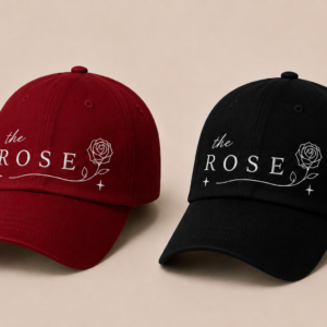 BONÉ BORDADO THE ROSE - OPÇÃO 10 - PRODUÇÃO PREMIUM SOB ENCOMENDA E LIMITADA