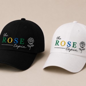 BONÉ BORDADO THE ROSE - OPÇÃO 13 - PRODUÇÃO PREMIUM SOB ENCOMENDA E LIMITADA