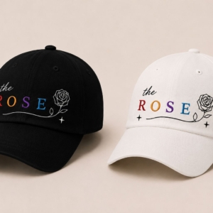 BONÉ BORDADO THE ROSE - OPÇÃO 8 - PRODUÇÃO PREMIUM SOB ENCOMENDA E LIMITADA