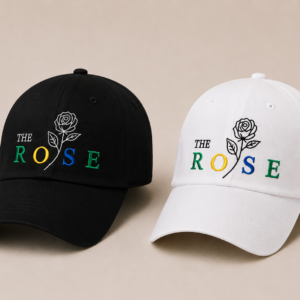 BONÉ BORDADO THE ROSE - OPÇÃO 14 - PRODUÇÃO PREMIUM SOB ENCOMENDA E LIMITADA