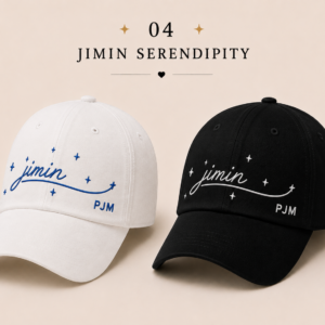 BONÉ BORDADO PARK JIMIN - OPÇÃO 41 - PRODUÇÃO PREMIUM SOB ENCOMENDA E LIMITADA