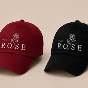 BONÉ BORDADO THE ROSE - OPÇÃO 15 - PRODUÇÃO PREMIUM SOB ENCOMENDA E LIMITADA