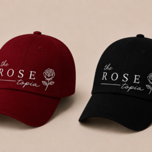 BONÉ BORDADO THE ROSE - OPÇÃO 12 - PRODUÇÃO PREMIUM SOB ENCOMENDA E LIMITADA