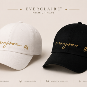 BONÉ BORDADO NOVO NAMJOON - OPÇÃO 2 - PRODUÇÃO PREMIUM SOB ENCOMENDA E LIMITADA