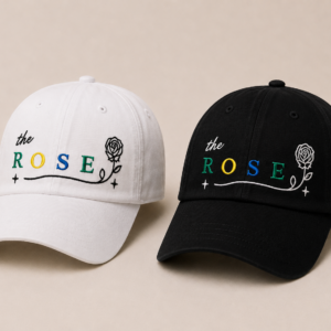 BONÉ BORDADO THE ROSE - OPÇÃO 9 - PRODUÇÃO PREMIUM SOB ENCOMENDA E LIMITADA