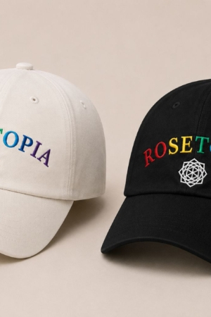 BONÉ BORDADO THE ROSE - OPÇÃO 99 - PRODUÇÃO PREMIUM SOB ENCOMENDA E LIMITADA