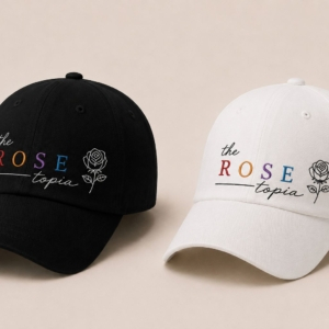 BONÉ BORDADO THE ROSE - OPÇÃO 2 - PRODUÇÃO PREMIUM SOB ENCOMENDA E LIMITADA