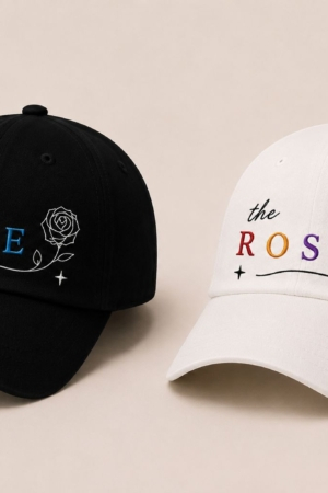 BONÉ BORDADO THE ROSE - OPÇÃO 96 - PRODUÇÃO PREMIUM SOB ENCOMENDA E LIMITADA