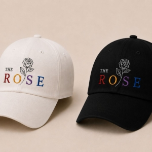 BONÉ BORDADO THE ROSE - OPÇÃO 5 - PRODUÇÃO PREMIUM SOB ENCOMENDA E LIMITADA