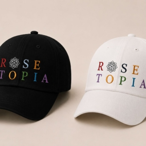 BONÉ BORDADO THE ROSE - OPÇÃO 16 - PRODUÇÃO PREMIUM SOB ENCOMENDA E LIMITADA