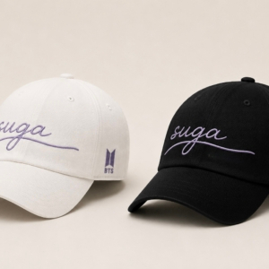 BONÉ BORDADO NOVO SUGA - OPÇÃO 14 - PRODUÇÃO PREMIUM SOB ENCOMENDA E LIMITADA