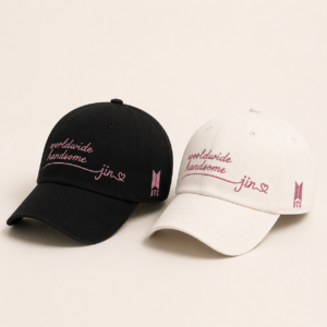 BONÉ BORDADO NOVO SEOKJIN - OPÇÃO 16 - PRODUÇÃO PREMIUM SOB ENCOMENDA E LIMITADA