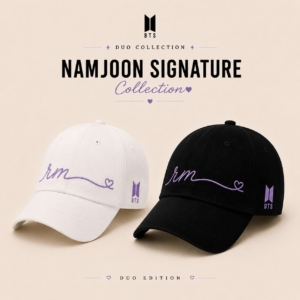 BONÉ BORDADO NOVO NAMJOON - OPÇÃO 7 - PRODUÇÃO PREMIUM SOB ENCOMENDA E LIMITADA